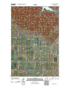 Halliday NW North Dakota Historical topographic map, 1:24000 scale, 7.5 X 7.5 Minute, Year 2011