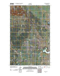 Hallson North Dakota Historical topographic map, 1:24000 scale, 7.5 X 7.5 Minute, Year 2011