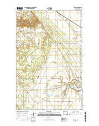 Hallson North Dakota Current topographic map, 1:24000 scale, 7.5 X 7.5 Minute, Year 2014