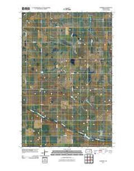 Hamberg North Dakota Historical topographic map, 1:24000 scale, 7.5 X 7.5 Minute, Year 2011