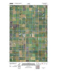 Hamilton North Dakota Historical topographic map, 1:24000 scale, 7.5 X 7.5 Minute, Year 2011