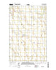 Hamilton North Dakota Current topographic map, 1:24000 scale, 7.5 X 7.5 Minute, Year 2014