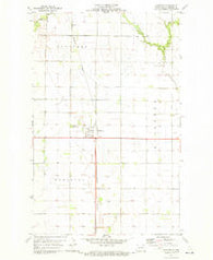 Hamilton North Dakota Historical topographic map, 1:24000 scale, 7.5 X 7.5 Minute, Year 1971