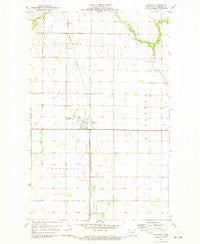 Hamilton North Dakota Historical topographic map, 1:24000 scale, 7.5 X 7.5 Minute, Year 1971