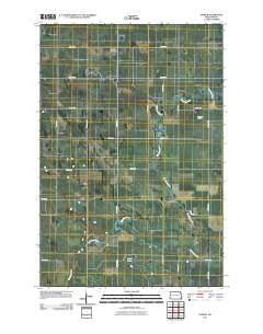 Hamlin North Dakota Historical topographic map, 1:24000 scale, 7.5 X 7.5 Minute, Year 2011