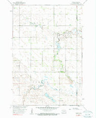 Hamlin North Dakota Historical topographic map, 1:24000 scale, 7.5 X 7.5 Minute, Year 1958