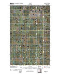 Hampden North Dakota Historical topographic map, 1:24000 scale, 7.5 X 7.5 Minute, Year 2011