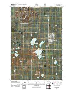 Hankinson North Dakota Historical topographic map, 1:24000 scale, 7.5 X 7.5 Minute, Year 2011