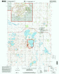 Hankinson North Dakota Historical topographic map, 1:24000 scale, 7.5 X 7.5 Minute, Year 1998