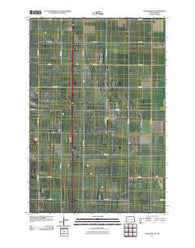 Hankinson SE North Dakota Historical topographic map, 1:24000 scale, 7.5 X 7.5 Minute, Year 2011