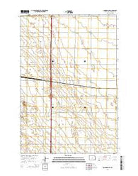 Hankinson SE North Dakota Current topographic map, 1:24000 scale, 7.5 X 7.5 Minute, Year 2014