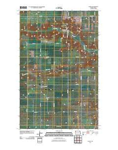 Hanks North Dakota Historical topographic map, 1:24000 scale, 7.5 X 7.5 Minute, Year 2011