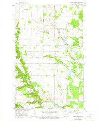 Hanks Corner North Dakota Historical topographic map, 1:24000 scale, 7.5 X 7.5 Minute, Year 1964