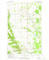 Hanks Corner North Dakota Historical topographic map, 1:24000 scale, 7.5 X 7.5 Minute, Year 1964