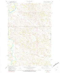Hanks Gully North Dakota Historical topographic map, 1:24000 scale, 7.5 X 7.5 Minute, Year 1970