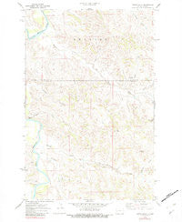 Hanks Gully North Dakota Historical topographic map, 1:24000 scale, 7.5 X 7.5 Minute, Year 1970