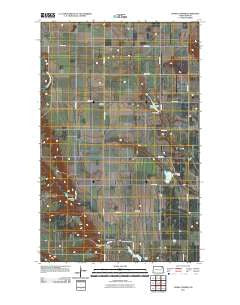 Hanks Corner North Dakota Historical topographic map, 1:24000 scale, 7.5 X 7.5 Minute, Year 2011