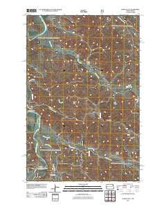 Hanks Gully North Dakota Historical topographic map, 1:24000 scale, 7.5 X 7.5 Minute, Year 2011