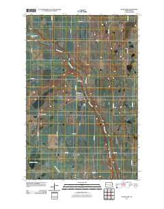 Hannaford North Dakota Historical topographic map, 1:24000 scale, 7.5 X 7.5 Minute, Year 2011