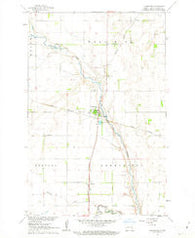 Hannaford North Dakota Historical topographic map, 1:24000 scale, 7.5 X 7.5 Minute, Year 1961