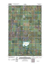 Hannah North Dakota Historical topographic map, 1:24000 scale, 7.5 X 7.5 Minute, Year 2011