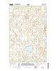 Hannah North Dakota Current topographic map, 1:24000 scale, 7.5 X 7.5 Minute, Year 2014