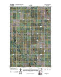 Hannah SE North Dakota Historical topographic map, 1:24000 scale, 7.5 X 7.5 Minute, Year 2011