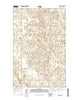 Hannah SE North Dakota Current topographic map, 1:24000 scale, 7.5 X 7.5 Minute, Year 2014