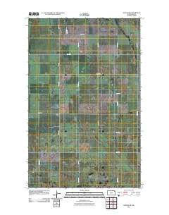 Hannah SW North Dakota Historical topographic map, 1:24000 scale, 7.5 X 7.5 Minute, Year 2011