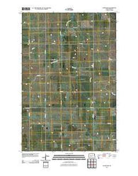 Hannover North Dakota Historical topographic map, 1:24000 scale, 7.5 X 7.5 Minute, Year 2011