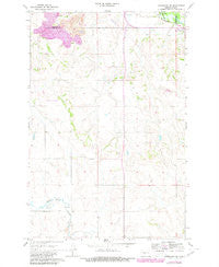 Hannover NE North Dakota Historical topographic map, 1:24000 scale, 7.5 X 7.5 Minute, Year 1968
