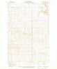 Hannover NW North Dakota Historical topographic map, 1:24000 scale, 7.5 X 7.5 Minute, Year 1968