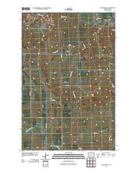 Hannover NE North Dakota Historical topographic map, 1:24000 scale, 7.5 X 7.5 Minute, Year 2011