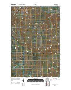 Hannover NE North Dakota Historical topographic map, 1:24000 scale, 7.5 X 7.5 Minute, Year 2011