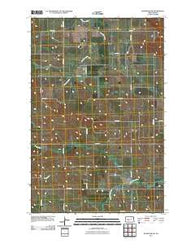 Hannover NW North Dakota Historical topographic map, 1:24000 scale, 7.5 X 7.5 Minute, Year 2011