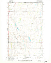 Hansboro NE North Dakota Historical topographic map, 1:24000 scale, 7.5 X 7.5 Minute, Year 1969
