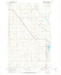 Hansboro SE North Dakota Historical topographic map, 1:24000 scale, 7.5 X 7.5 Minute, Year 1970