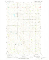 Hansboro SW North Dakota Historical topographic map, 1:24000 scale, 7.5 X 7.5 Minute, Year 1970