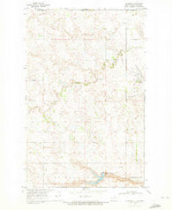 Hansboro North Dakota Historical topographic map, 1:24000 scale, 7.5 X 7.5 Minute, Year 1969
