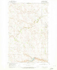 Hansboro North Dakota Historical topographic map, 1:24000 scale, 7.5 X 7.5 Minute, Year 1969