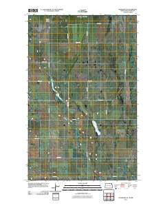 Hansboro NE North Dakota Historical topographic map, 1:24000 scale, 7.5 X 7.5 Minute, Year 2011