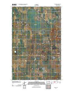 Harlow North Dakota Historical topographic map, 1:24000 scale, 7.5 X 7.5 Minute, Year 2011