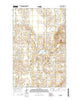 Harlow North Dakota Current topographic map, 1:24000 scale, 7.5 X 7.5 Minute, Year 2014