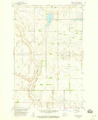 Harlow SE North Dakota Historical topographic map, 1:24000 scale, 7.5 X 7.5 Minute, Year 1958