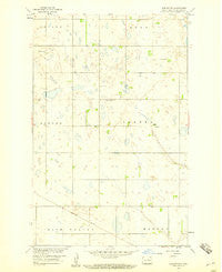 Harlow SW North Dakota Historical topographic map, 1:24000 scale, 7.5 X 7.5 Minute, Year 1958