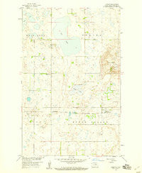 Harlow North Dakota Historical topographic map, 1:24000 scale, 7.5 X 7.5 Minute, Year 1958