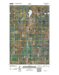 Harlow SE North Dakota Historical topographic map, 1:24000 scale, 7.5 X 7.5 Minute, Year 2011