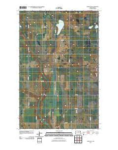 Harlow SE North Dakota Historical topographic map, 1:24000 scale, 7.5 X 7.5 Minute, Year 2011