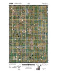 Harlow SW North Dakota Historical topographic map, 1:24000 scale, 7.5 X 7.5 Minute, Year 2011