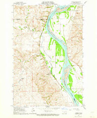 Harmon North Dakota Historical topographic map, 1:24000 scale, 7.5 X 7.5 Minute, Year 1962